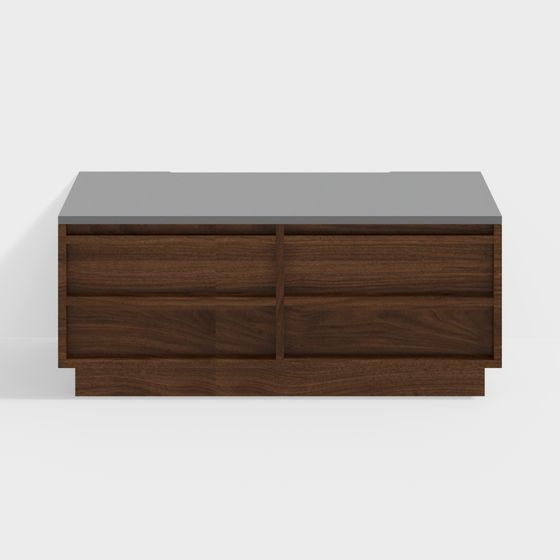 Mid-Century Modern Dresser 3D model
