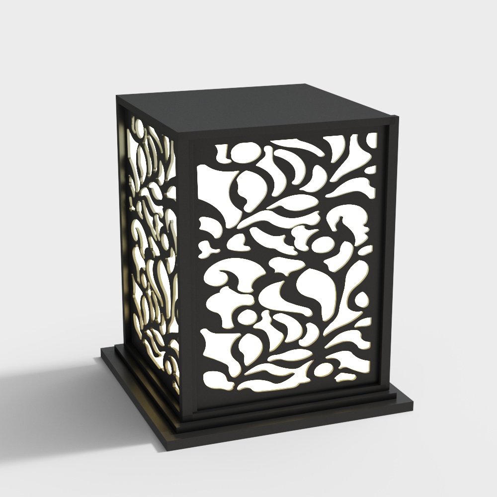 Luminaires de pelouse extérieurs modernes