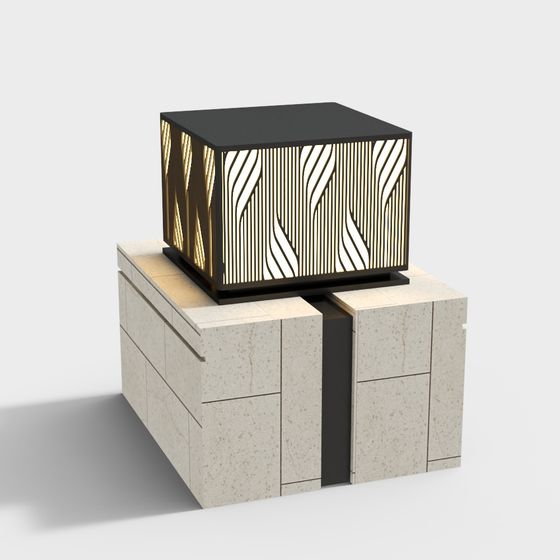 City Light 3D model - Urban Elegance