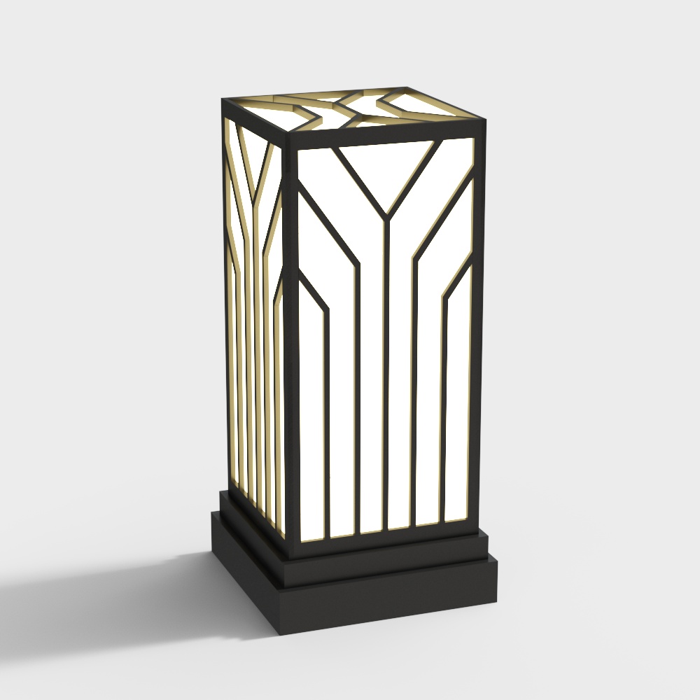 Modern garden landscape lights