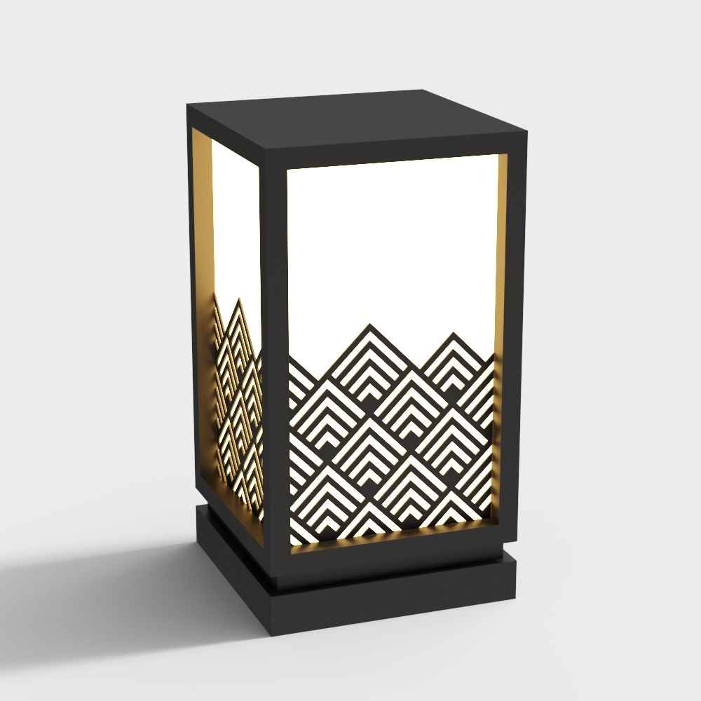 Modern garden landscape lights