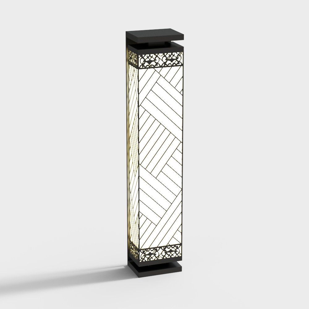 モダン中庭新中華風景ライト