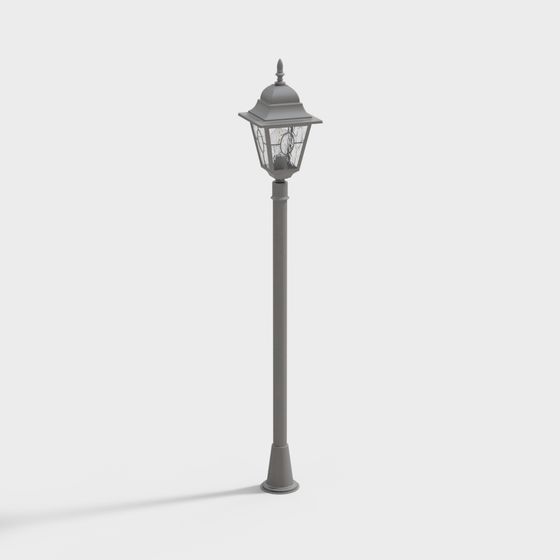 Vintage Street Lamp 3D model