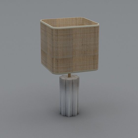 Stylish 3D Table Lamp Model for Home Decor