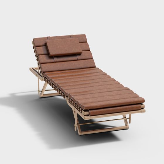 Modern Minimalist Lounge Chair 3D model
