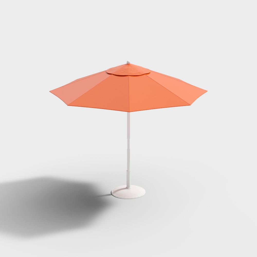 Beach orange parasol