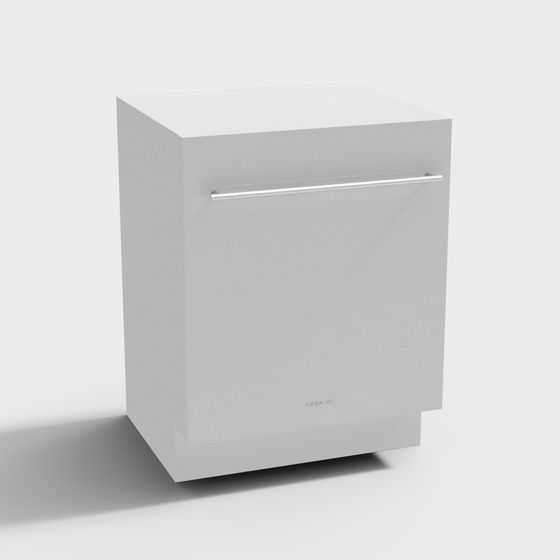 Urban Minimalist Refrigerator 3D model