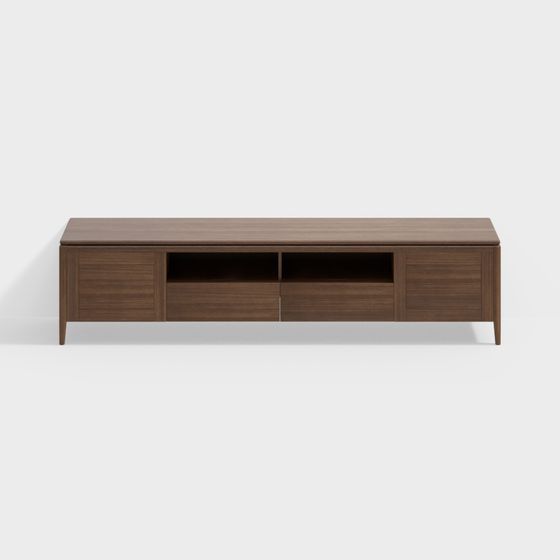 Modern Minimalist TV Stand 3D model