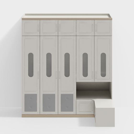 Urban Storage Cabinet 3D model