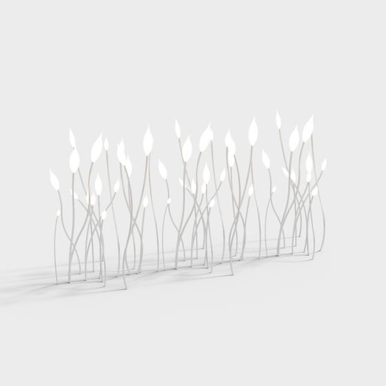 Low-Poly Reeds 3D Model for Natural Environments
