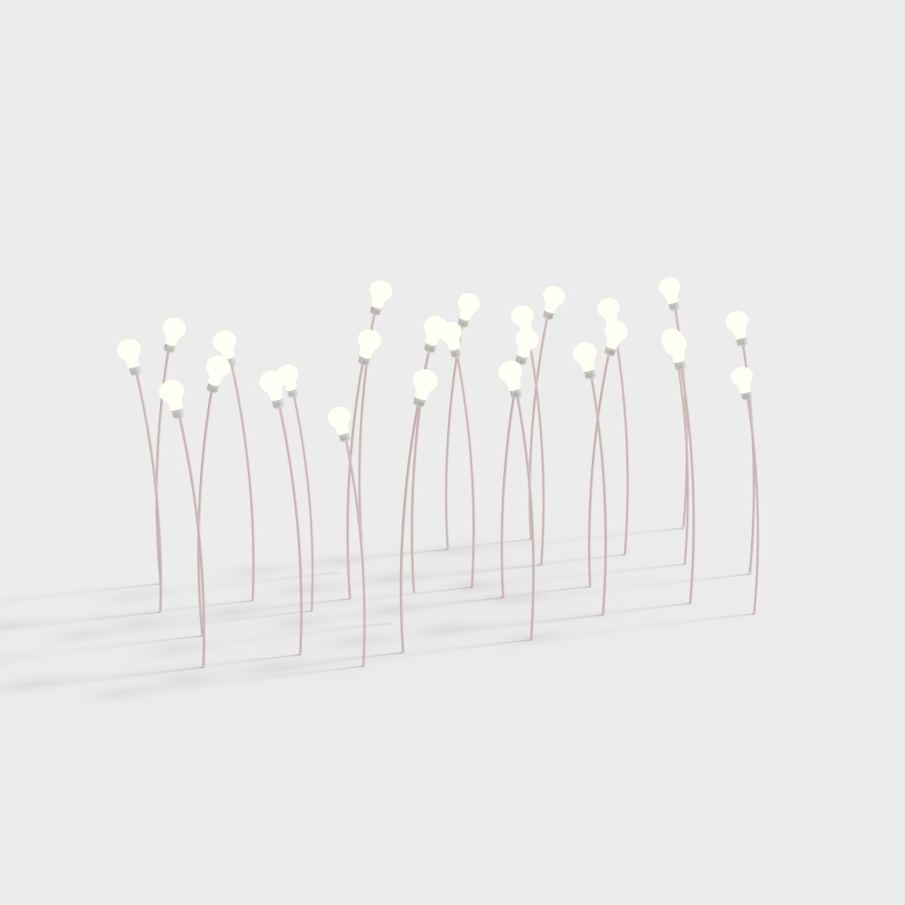 Modern lawn star lights