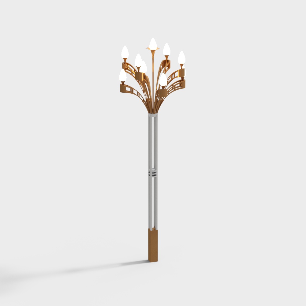 โคมไฟถนนรูปทรงสมัยใหม่