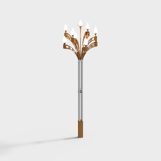 โคมไฟถนนรูปทรงสมัยใหม่