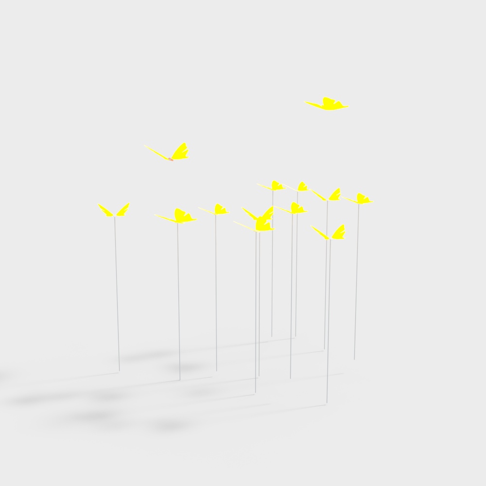 Modern garden butterfly decorative lights