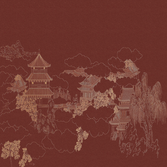 Beige Patterned Design Model 3D