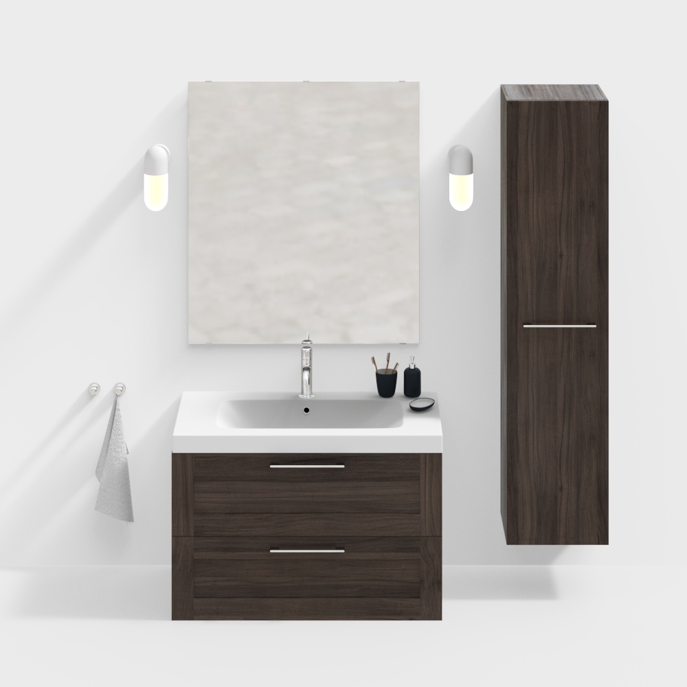 Armario de baño de lujo para interiores