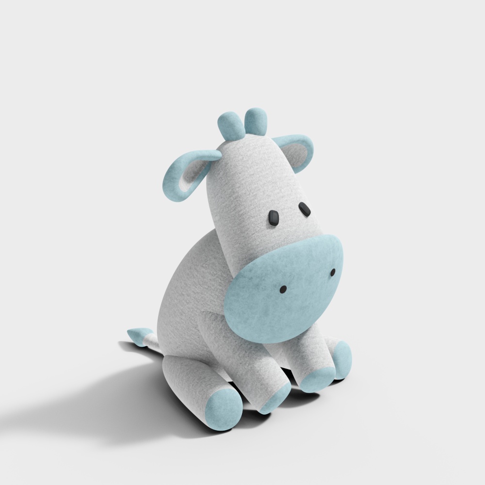 현대적인 침실 인형