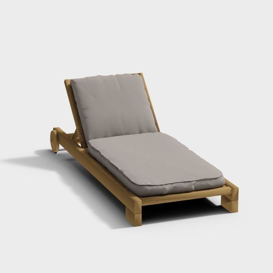 Modern Relaxing Lounge Chair 3D model