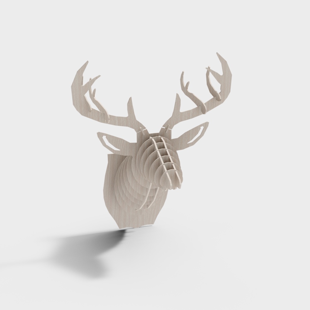Antler wall decoration