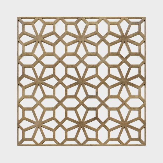 Lattice Panel 3D model for Creative Projects
