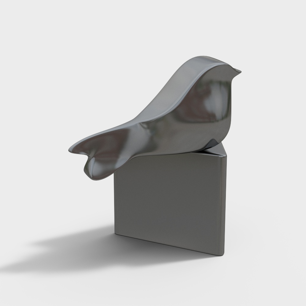 Light luxury living room sculpture