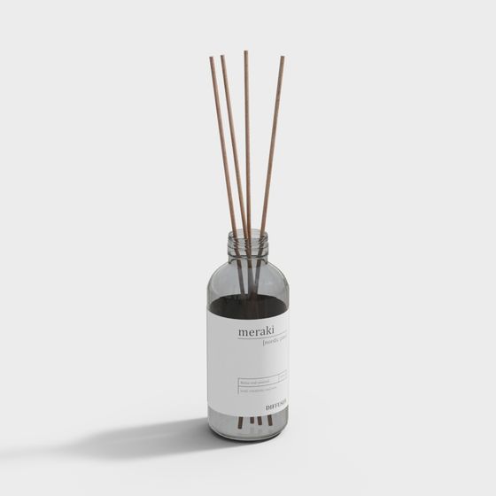 Stylish Nordic Diffuser 3D model for Interiors