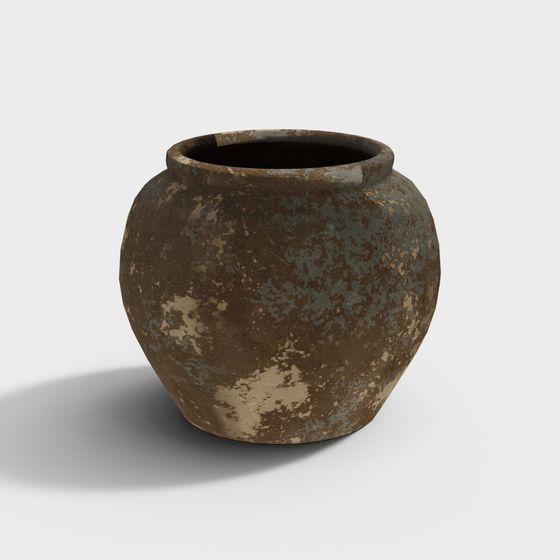 Ancient Clay Pot 3D model