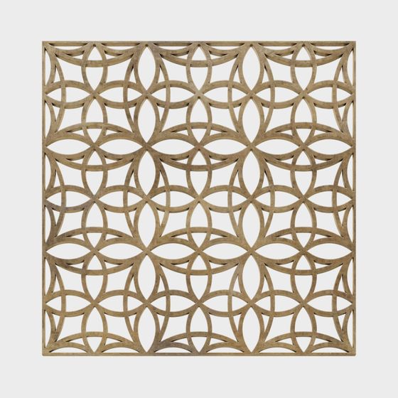 Lattice Panel 3D model for Creative Projects