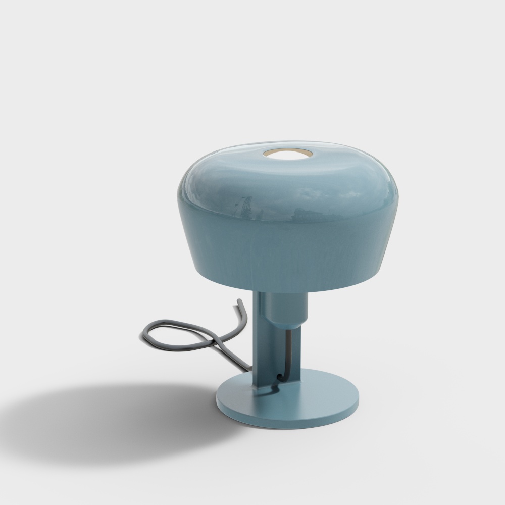 Modern blue desk lamp