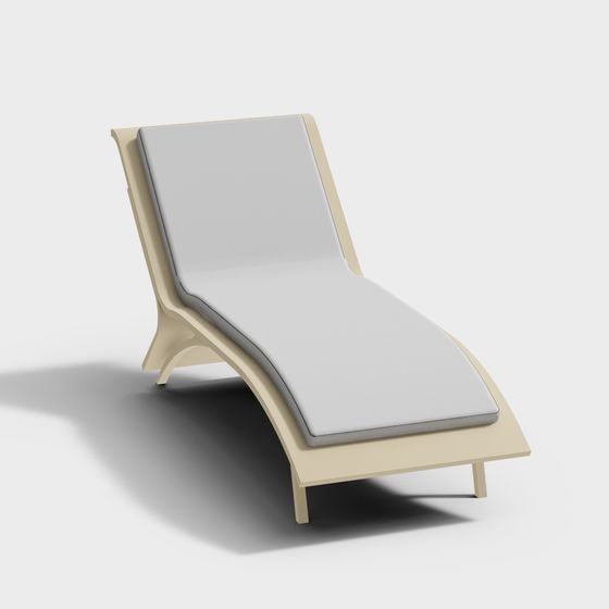 Modern Lounger for Relaxation 3D model