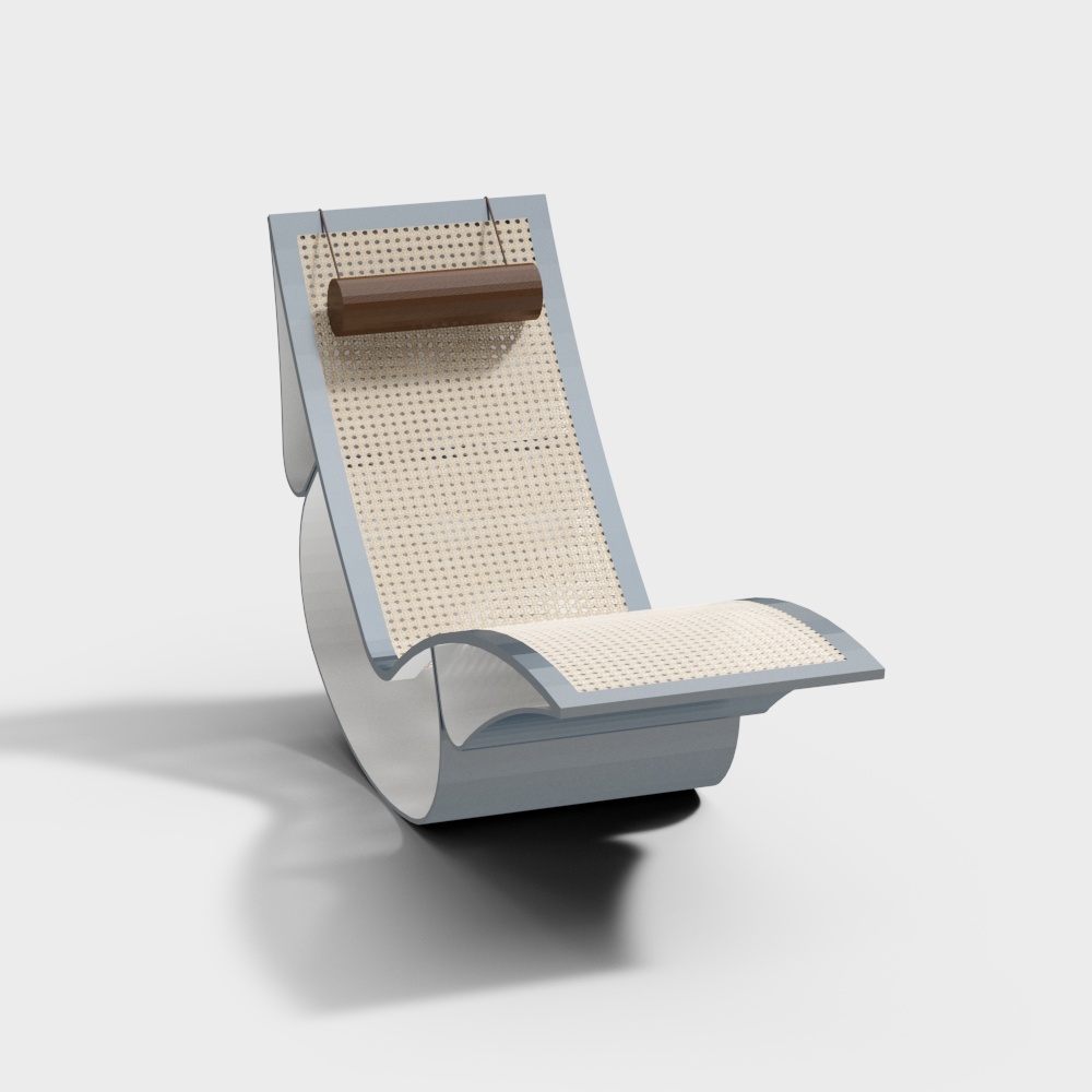 Modern Lounge Chair 3D Model – Minimalist Seating