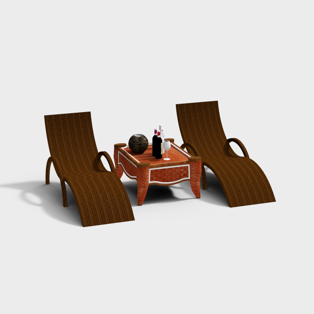 Modern outdoor lounge chair