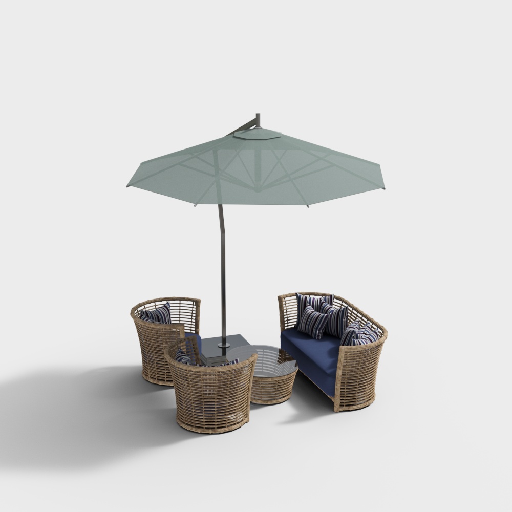 Siège de parasol de canapé de loisirs extérieur moderne