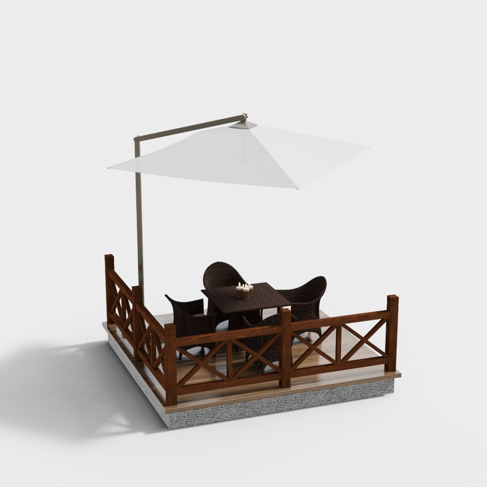 Siège de parasol de loisirs d'extérieur moderne