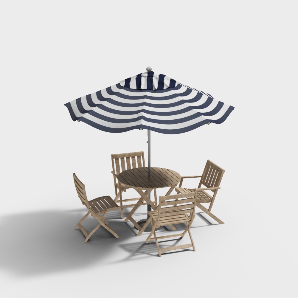 Asiento de sombrilla de ocio al aire libre moderno