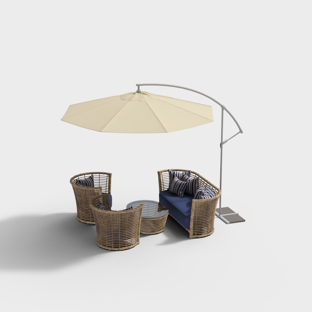 Siège de parasol de canapé de loisirs extérieur moderne