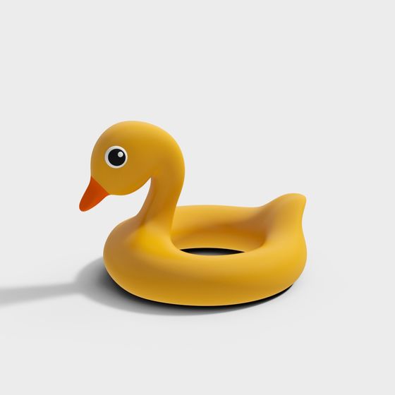 Charming Yellow Duck 3D Model for Creative Projects