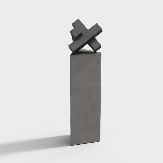 Urban Sculpture 3D model for Creative Projects