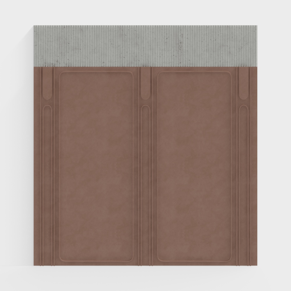 European style living room background wall