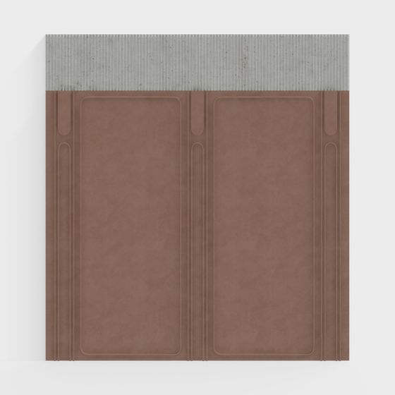 Concrete Partition 3D model for Modern Design