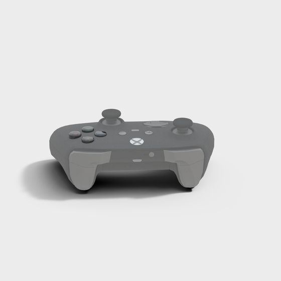 Stylish Low-Poly Game Controller 3D Model