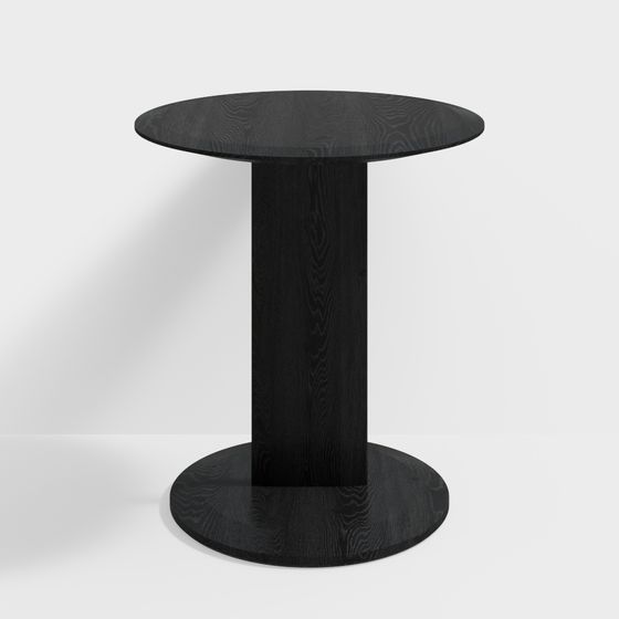 Minimalist Round Table 3D model