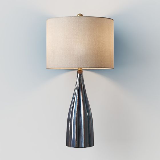 Elegant Modern Table Lamp 3D Model
