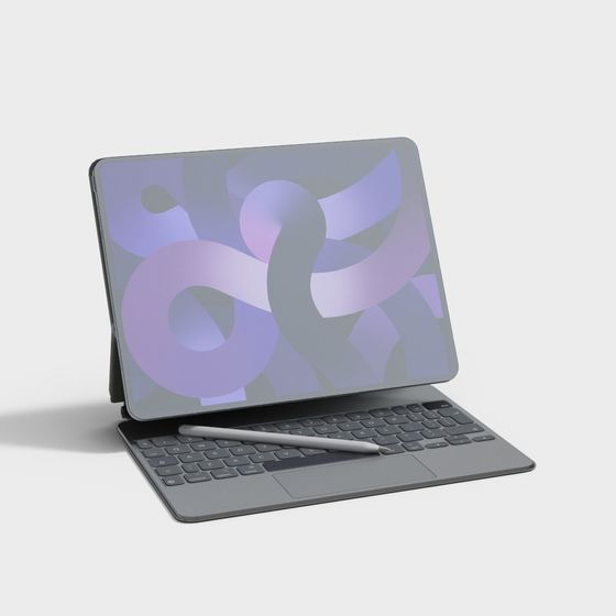 Low Poly Tablet 3D Model for Creative Projects