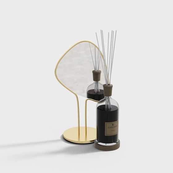 Laskasas Aromatherapy Bottle Set 3D model for Modern Decor