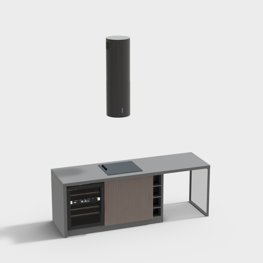 Modern kitchen stove