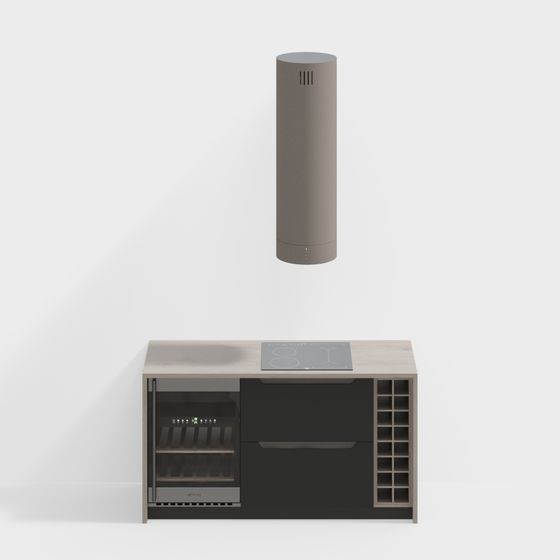 Urban Kitchen Island 3D model