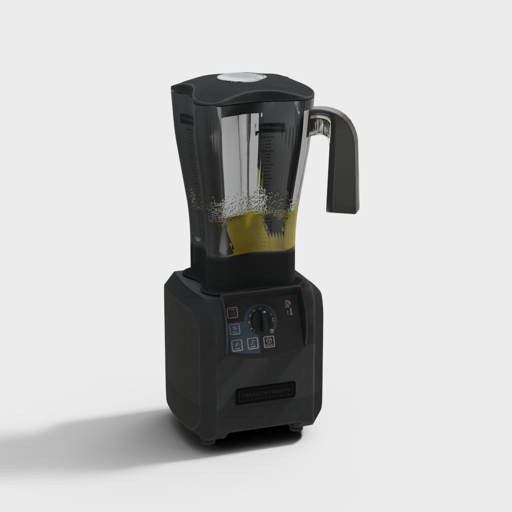 Stylish Low-Poly Blender 3D model for Modern Kitchens