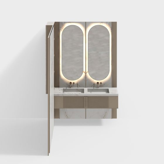 현대적인 욕실 세면대