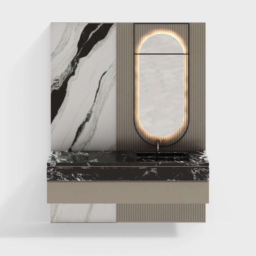 モダンバスルームシンク